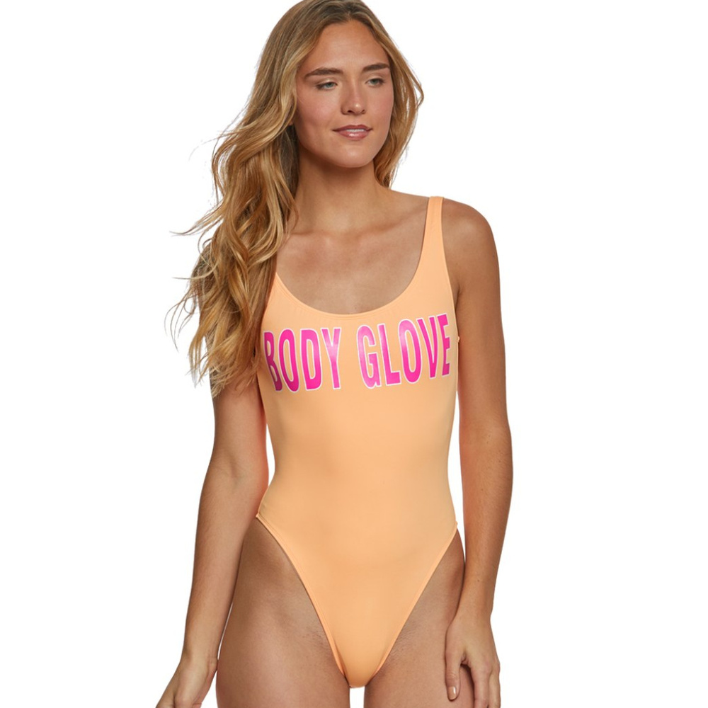 ✨ Body Glove Orange Pink The Look One-Piece |  NWT